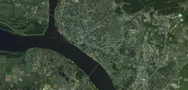 Курганская область со спутника в реальном времени. Курганская область со спутника в реальном времени