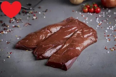 Сырая замороженная печень
