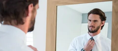 I looked at in the mirror