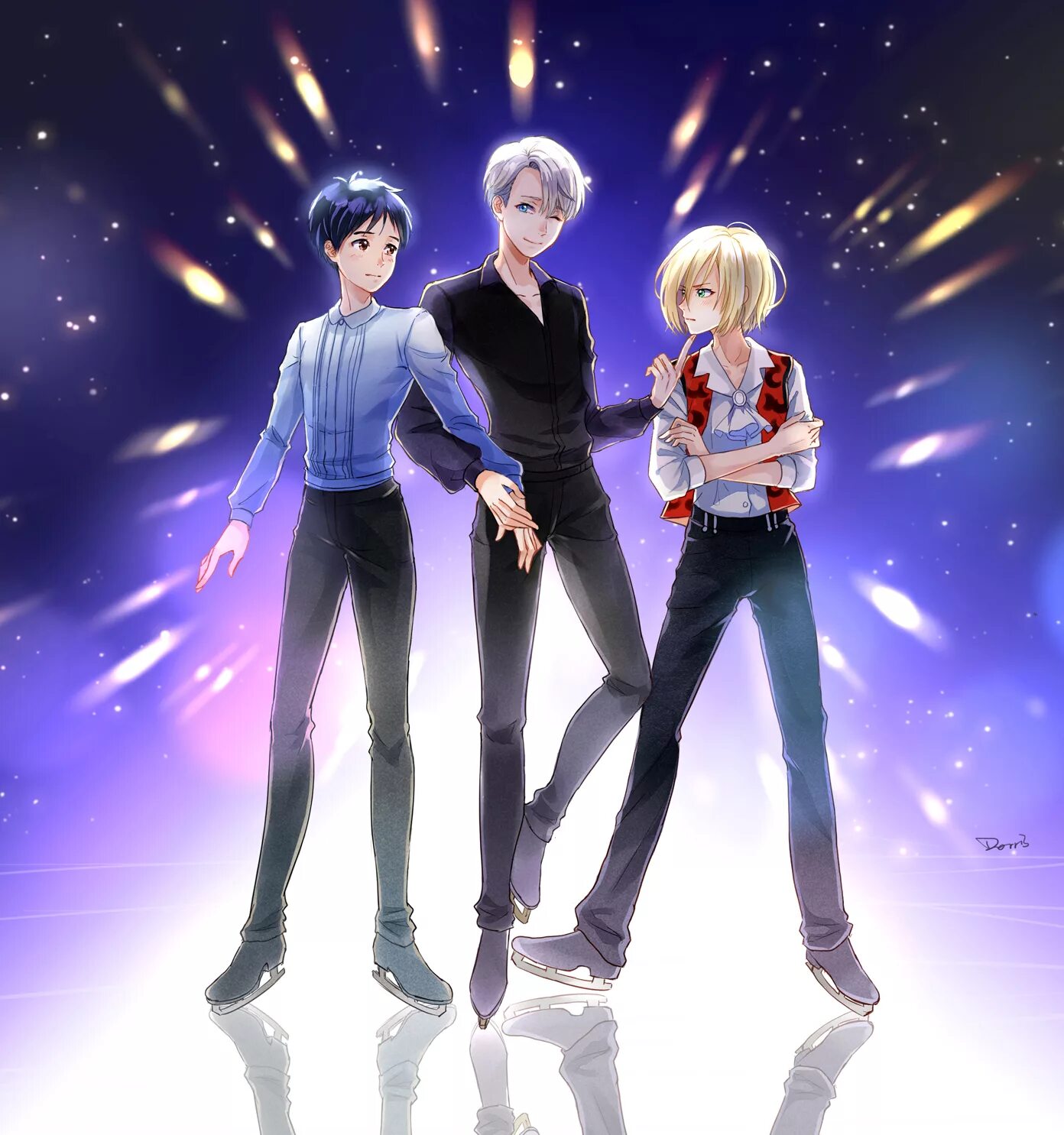 Юри на льду 1. Yuri on ice. юри ан льду.