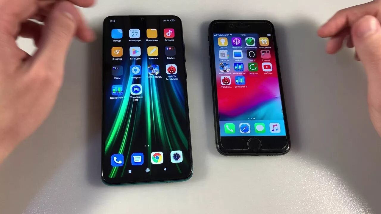 Сравнение нот 8. Iphone 8 Plus vs Redmi Note 11 Pro. Redmi Note 7 vs iphone 12 Mini. Xiaomi Note 8 iphone. Iphone 7 vs Redmi Note 8.