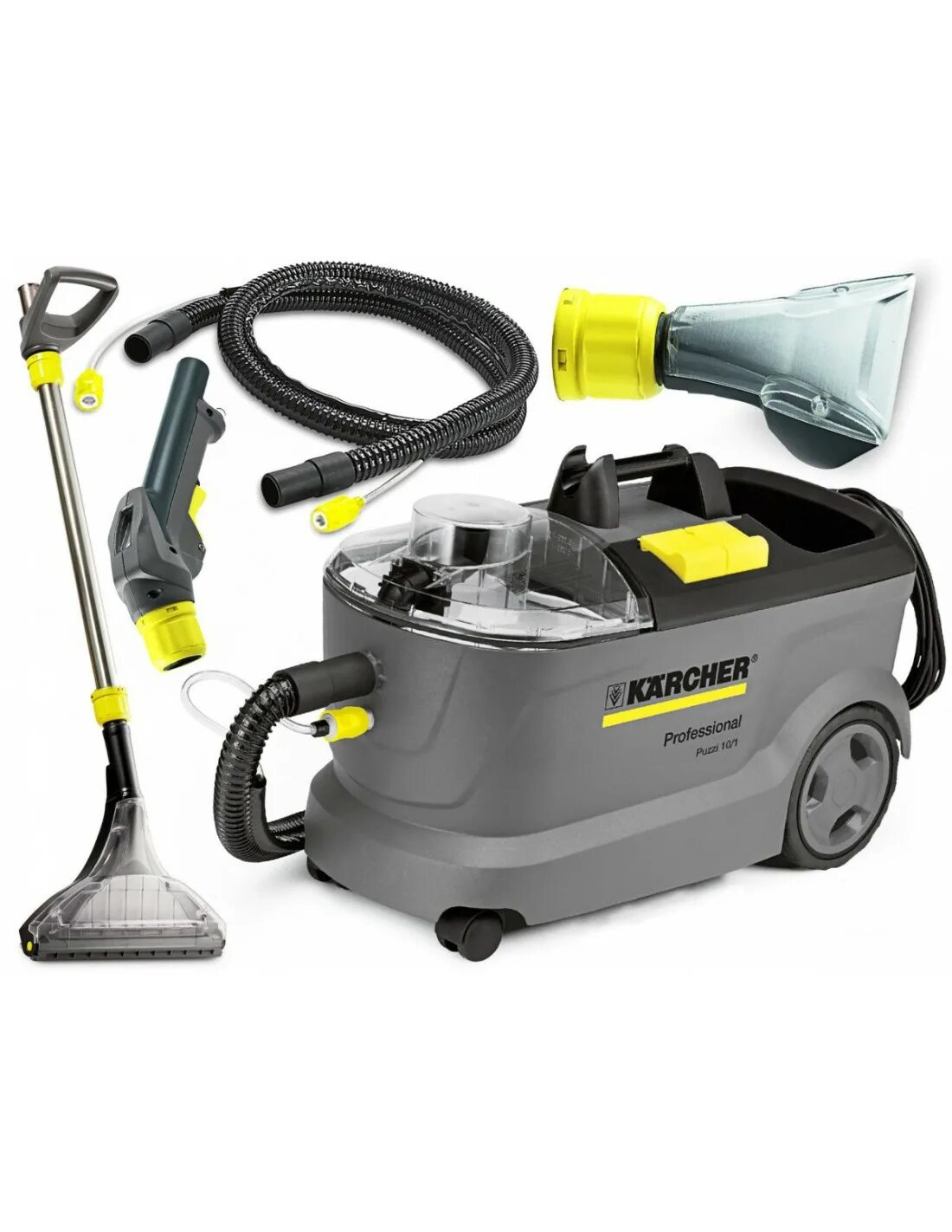 Керхер пузи 10 1. Моющий пылесос Karcher Puzzi 10/1 (1.100-130.0). Моющий пылесос Karcher Puzzi 10/1. Пылесос экстрактор Керхер. Экстрактор кёрхер для химчистки.