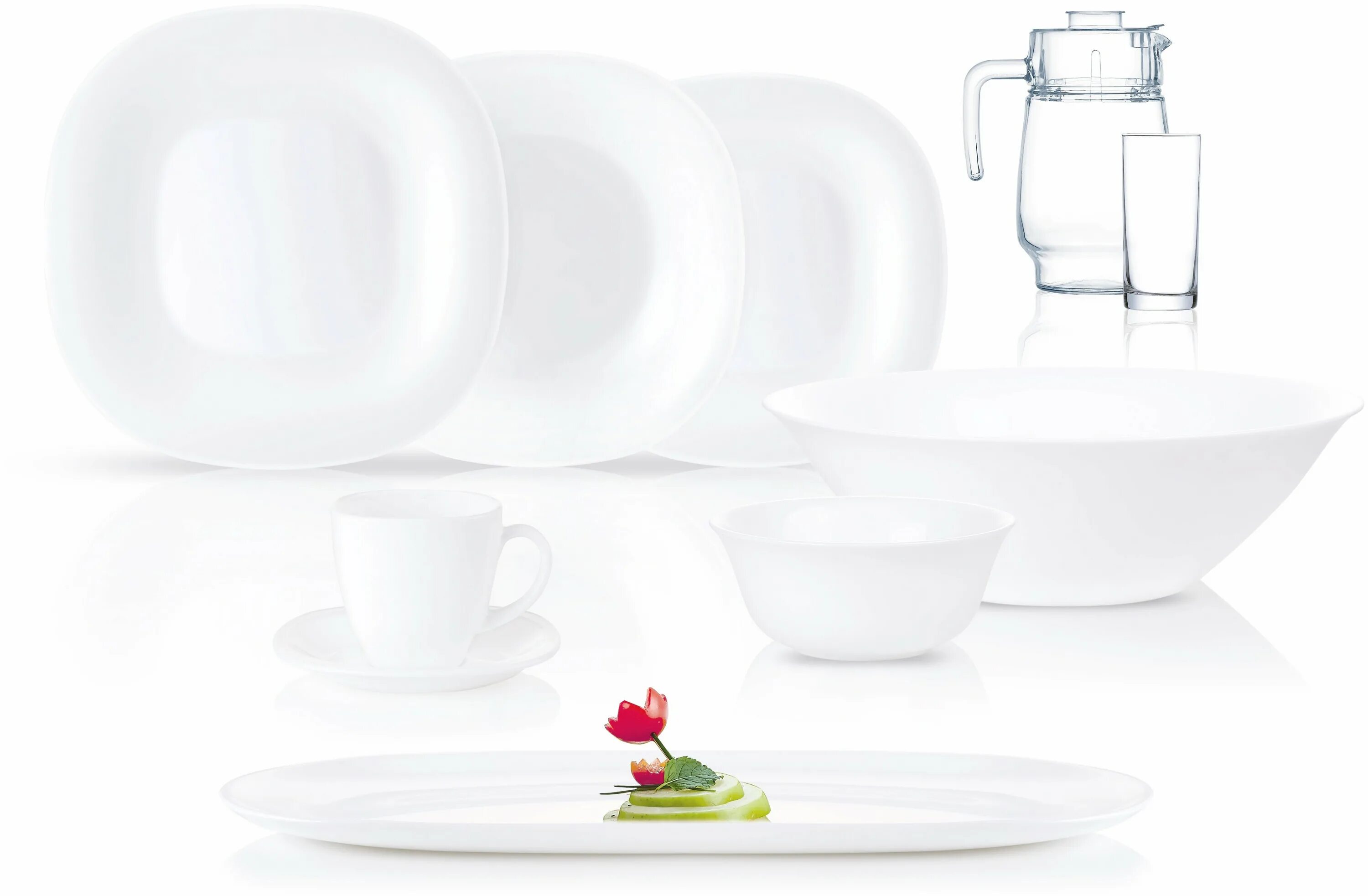 Набор столовый люминарк 46 предметов. Столовый набор трианон 19 предметов luminarc (00144). Сервиз столовый luminarc carine white&black, 30 пр. Столовый сервиз luminarc carine sofiane green. Сервиз обеденный luminarc "harena white".