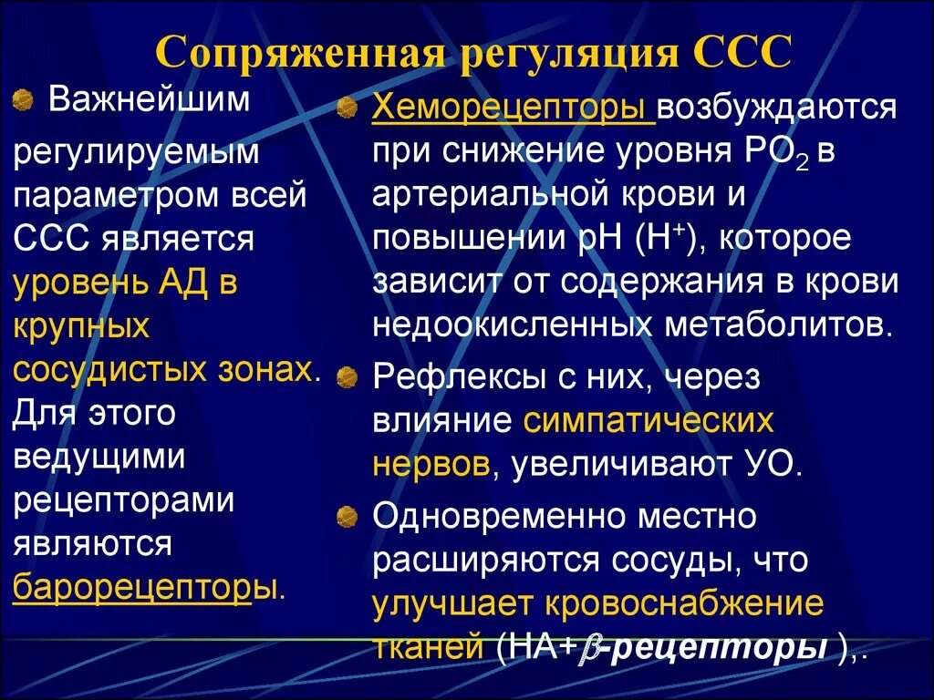 Регуляция сердечно-сосудистой системы. Регуляция работы сердечно-сосудистой системы. Рефлексогенные зоны сердечно-сосудистой системы. Значение регуляции сердечно-сосудистой системы.