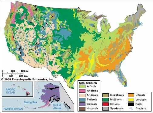 Почвы Америки. Карта почв США. Карта почв Канады. Soil Map USA.