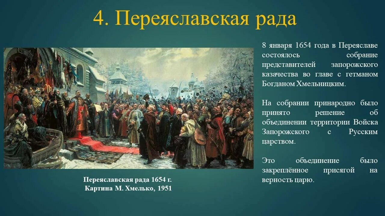 Переяславская рада 1654 Кившенко. 1654 год век