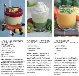 Рецепт коктейлей в блендере без молока