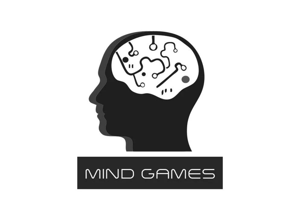 Mind games and fun dames. Майнд геймс. Майнд логотип. Mind games игры. Психология логотип.