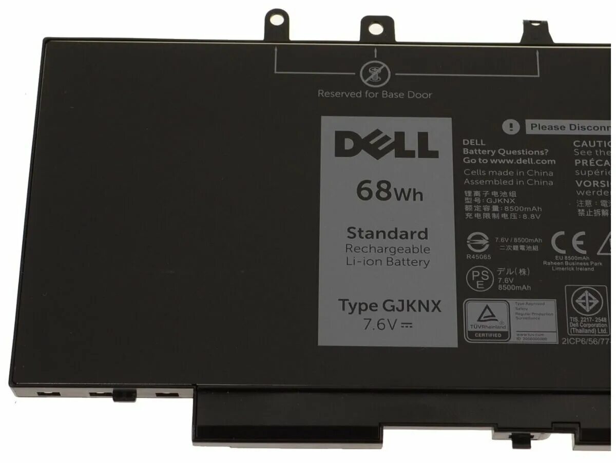 Dell battery. GJKNX аккумулятор dell. Dell Latitude 5480 батарея. Аккумулятор dell 68wh. GJKNX аккумулятор dell GJKNX разъем.