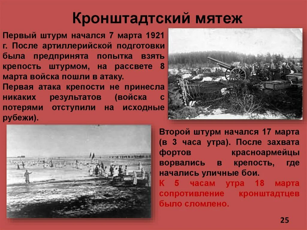 Март 1921 кронштадтское восстание