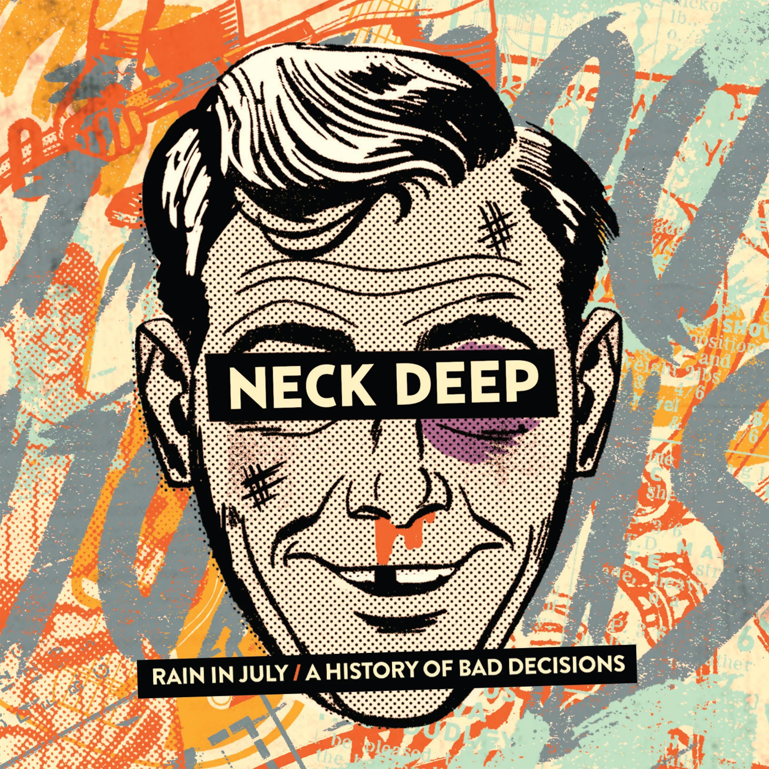 Over deep. Альбом Neck Deep. Фото Neck Deep обложка. Neck Deep album Cover. "A History of graphic Design" Филиппа Меггса.