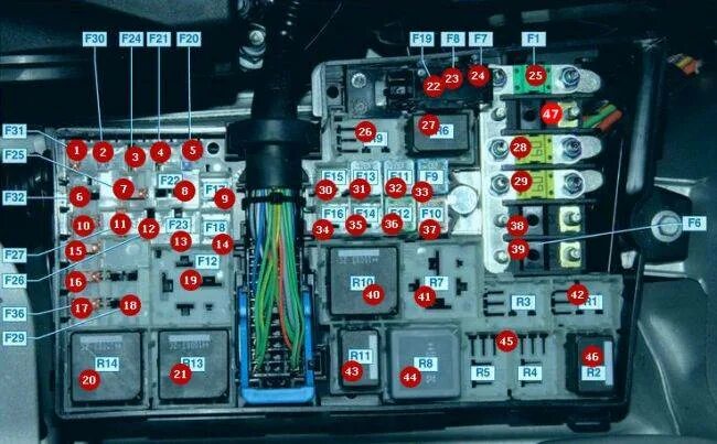 Как поменять предохранитель форде 2. Реле стартера форд фокус 2 рестайлинг. предохранитель стартера форд фокус 2. блок реле форд фокус 2. реле в блоке предохранителей форд фокус 2.
