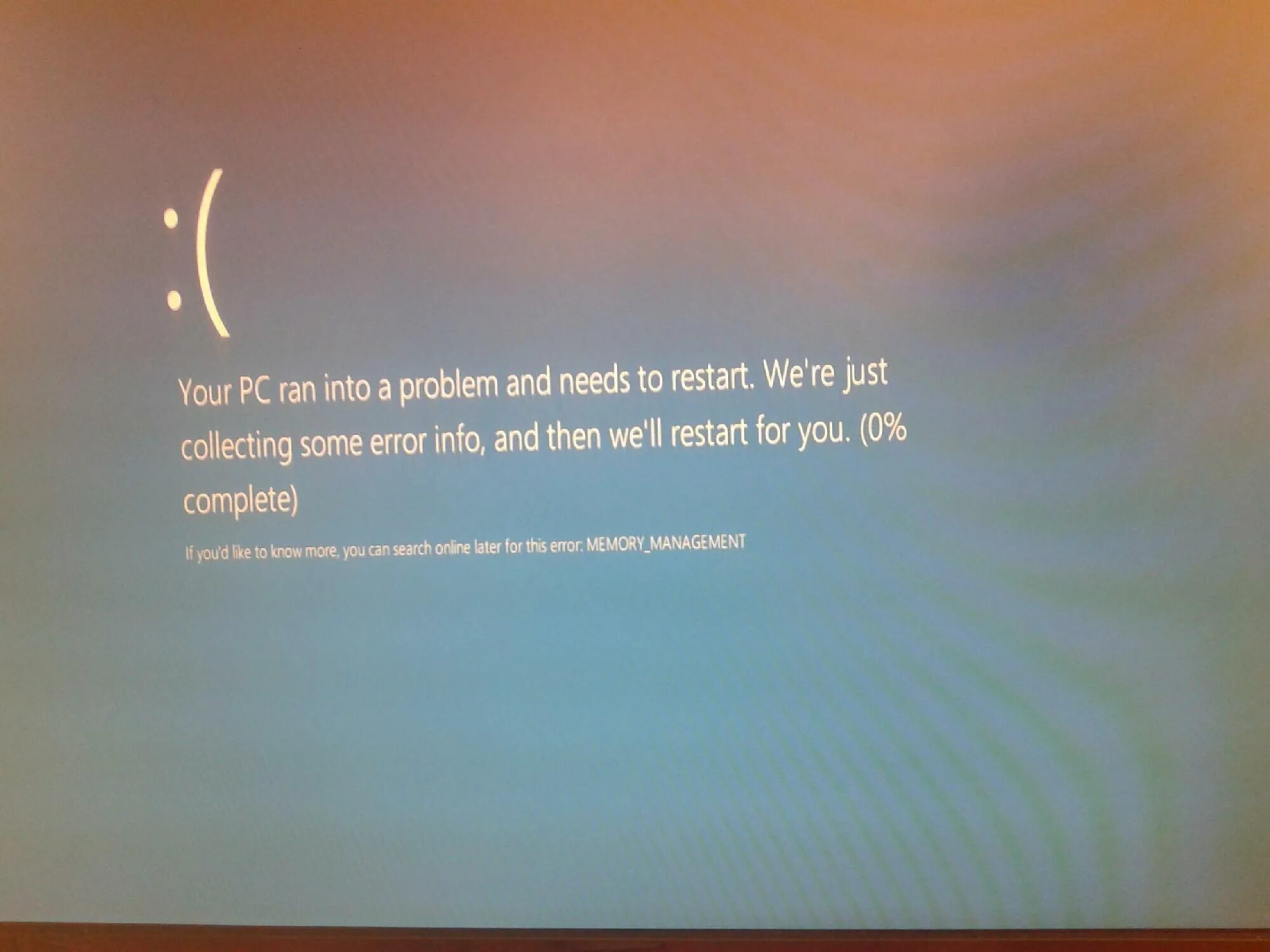 Синий экран виндовс 10 Memory_Management. Синий экран Memory Management. Синий экран Memory Management Windows 10. Ошибка виндовс 10 Memory_Management. Ошибка мемори