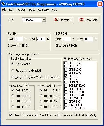 Avr codevision. Фьюзы atmega8. фьюзы для atmega328p на 8 мгц. фьюзы для atmega328p на 16 мгц. codevisionavr часы atmega8.