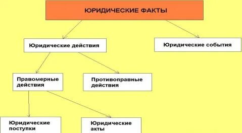 Юридический факт по волевому критерию