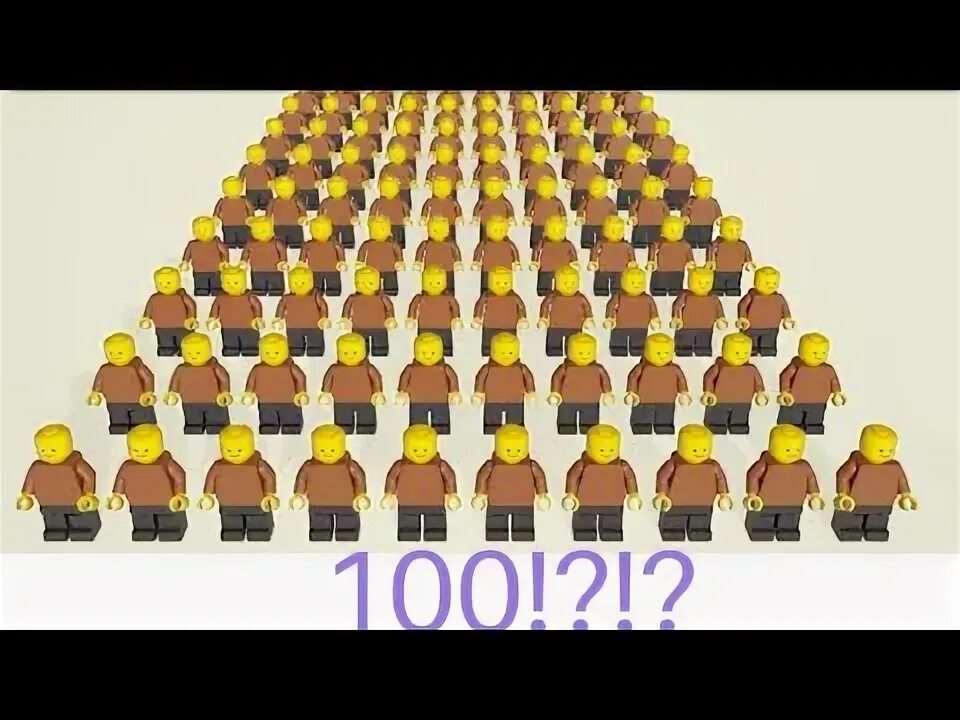 Как выглядит сто человек If 100 people lived on EARTH YouTube