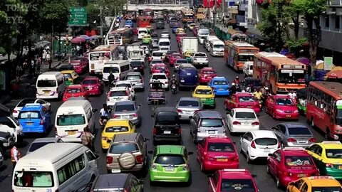 Crowded cars
