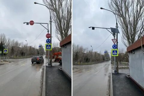 На одном участке дороги установили 34 дорожных