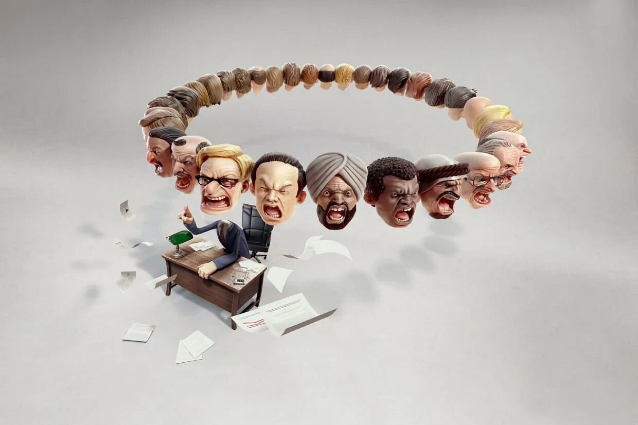 набор креативные человечки