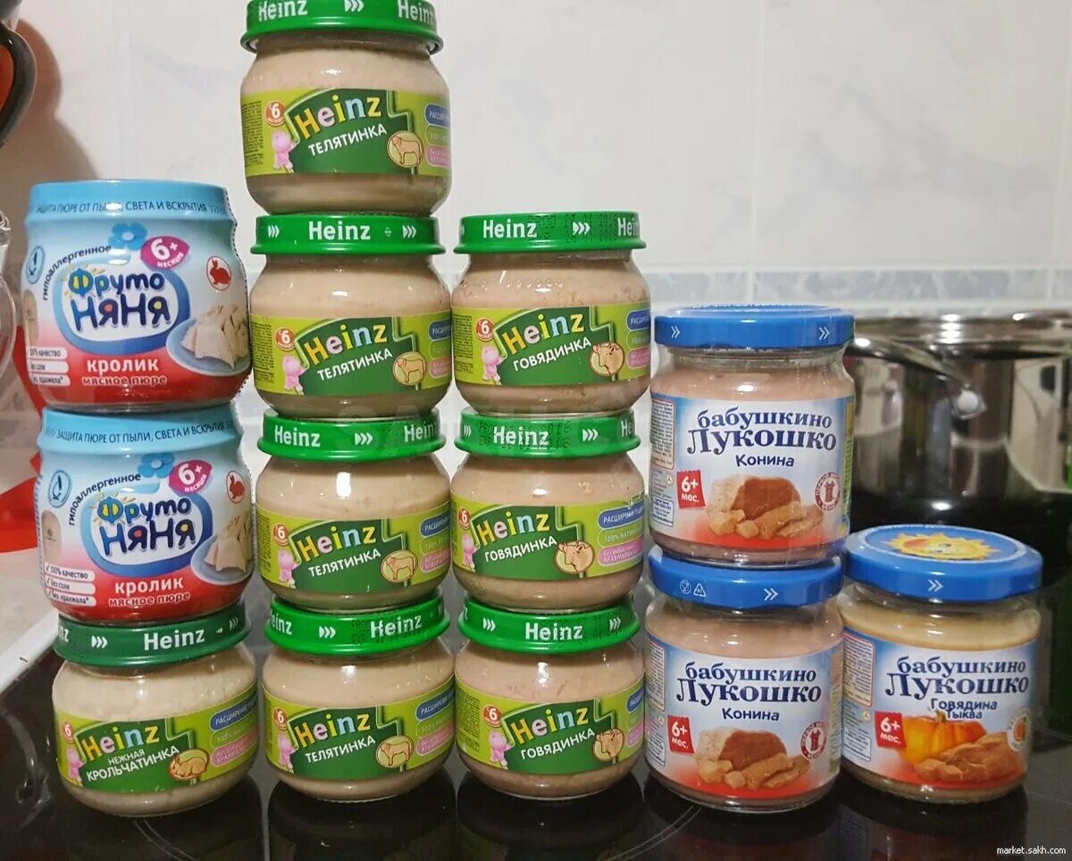 Баночное пюре. Детское питание в баночках. Детские пюре в баночках. Детское питание в баночках. Фруктовое и овощное пюре.