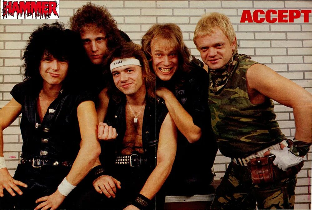 Метал группы германии. Группа accept 1979. Группа accept 1983. УДО Диркшнайдер и группа Акцепт. УДО Диркшнайдер accept.