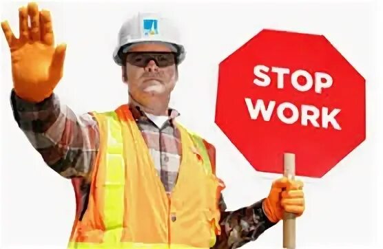 Stop work