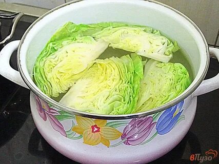 Отварная капуста с яйцом