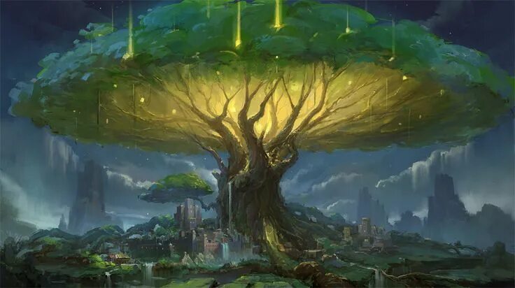 Living tree by TacoSauceNinja on DeviantArt Fantasy pictures, Devian art, Live t