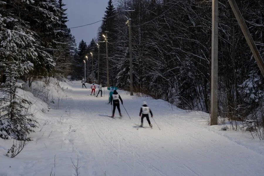 Трасса лыжных гонок состоит из 4 участков. Лыжная база Удомля. Вышний Волочек лыжная трасса. Бологое лыжная трасса. Лыжная база в Максатихе.