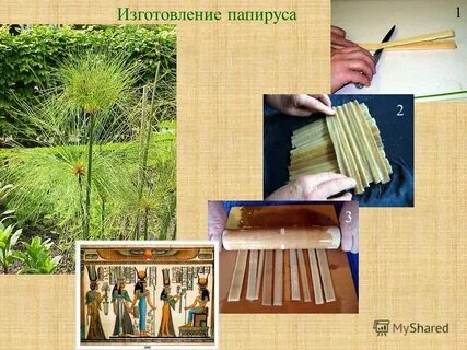 Материал для письма сделанный из тростникового