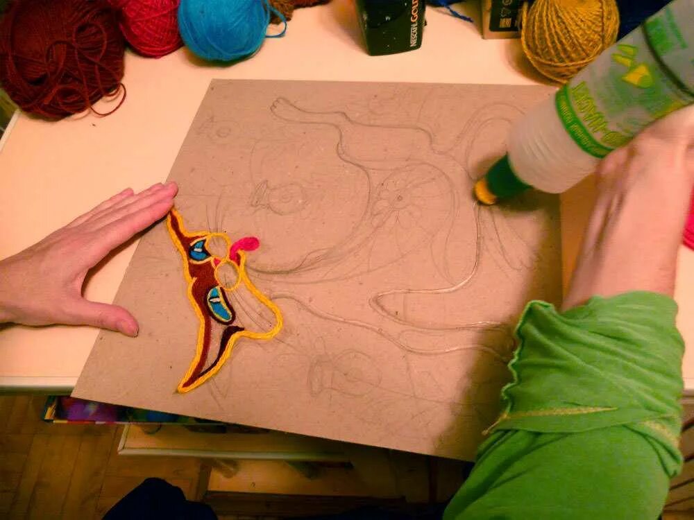 Рисовать нитками. Мастер класс техника ниткография. Картина из ниток. Рисование нитками и красками. Рисование нитью для дошкольников.