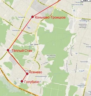 Коньково карта