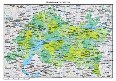 Автомобильную карту татарстана