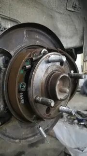 Замена заднего ступичного лачетти
