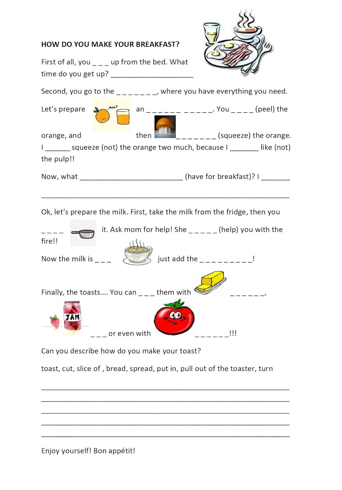 Do make breakfast. Английский завтрак Worksheet for Kids. What do you have for Breakfast Worksheets. Full English Breakfast Worksheet. My Breakfast Worksheet.