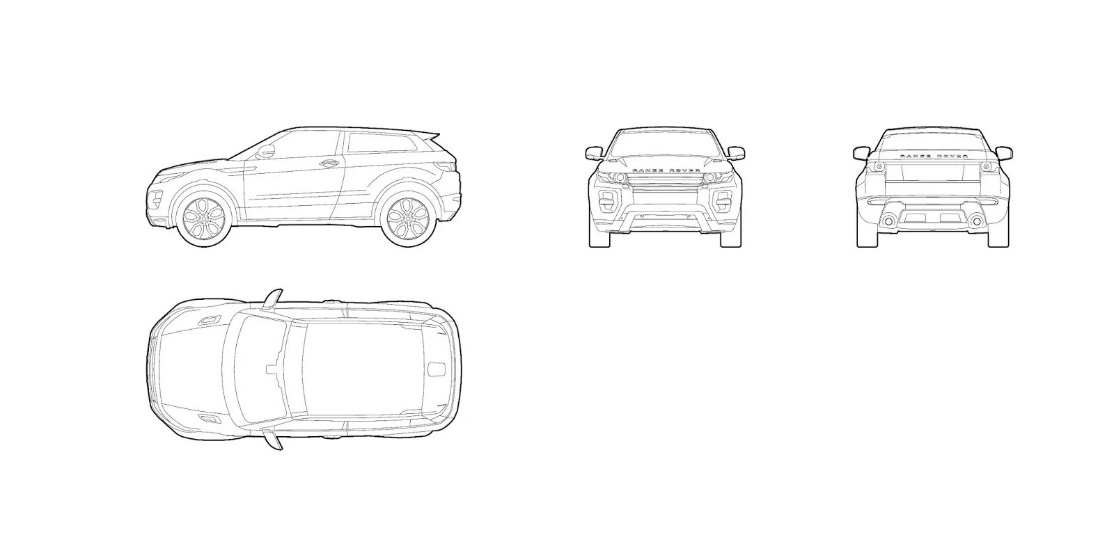 Размер рендж ровер спорт. Land Rover Evoque габариты. Range Rover Evoque чертеж. Land Rover range Rover Evoque чертеж. Ленд Ровер Рендж Ровер Эвок габариты.