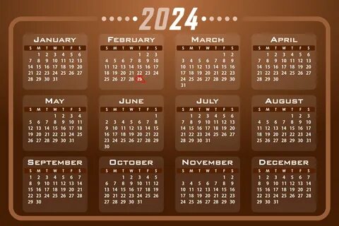 Календарь 2024 с рисунком