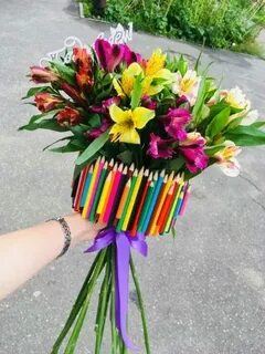Букет из карандашей