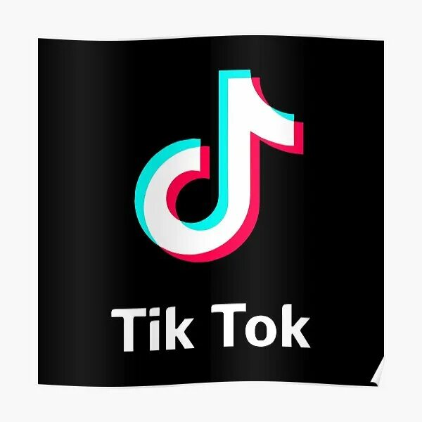 Новый tik tok. Зак тик ток. Tik Tok логотип. Плакат тик ток. Логотип в стиле тик ток.