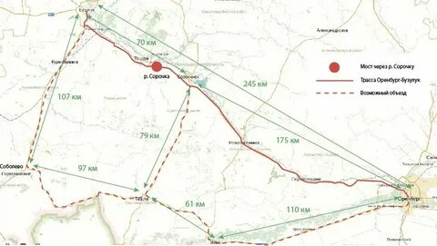 Бузулук на карте осадков
