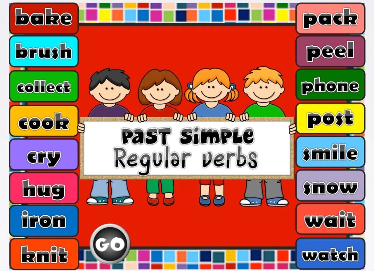 Игра английская simple. Past simple Regular game. English Irregular verbs игра. Игра на past simple на правильные глаголы. The past simple Tense игра.