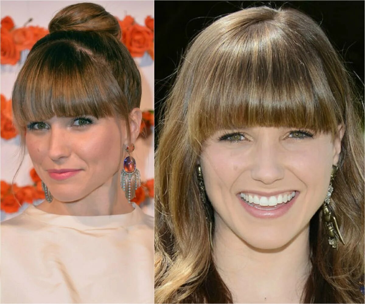 красиво уложить челку. чёлка на две стороны. выстриженная челка. стрижка с челкой на пробор. стрижка челки филировочными ножницами.