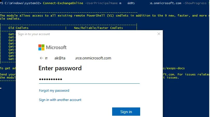 Powershell connect. Exchange management powershell. команда активации офиса через powershell.