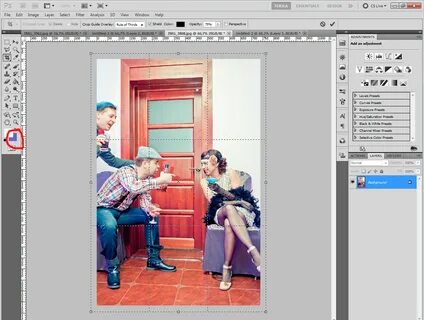 Как кадрировать в фотошопе