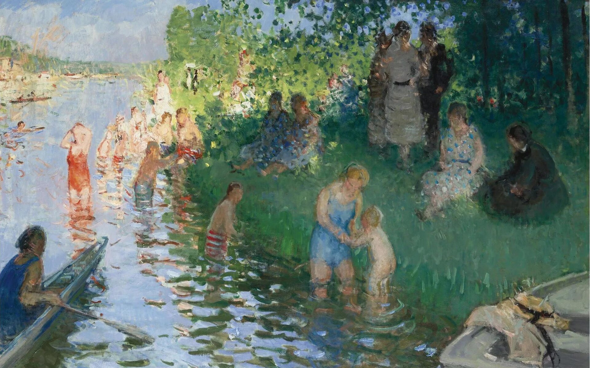 Гаральд слотт-мёллер. Купание картины художников. Харальд слотт-мёллер. Harald slott-moller (danish, 1864-1937). Огюст ренуар большие купальщицы.