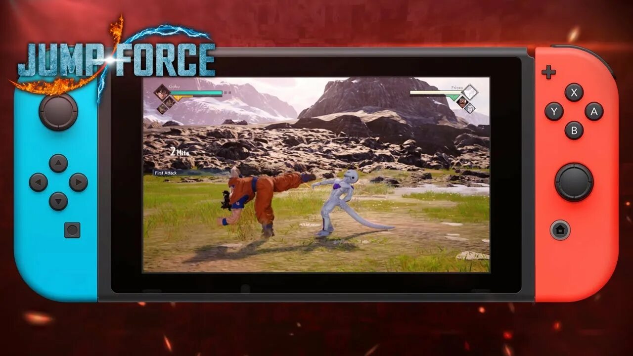 Списки лучших игр свитч. Jump Force на Нинтендо свитч. Jump Force Deluxe Edition Nintendo Switch. Драгонболл на Нинтендо свитч.