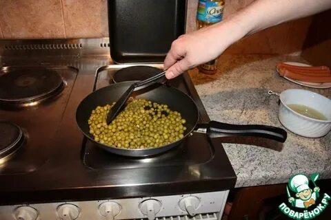 Горох жареный на сковороде рецепт