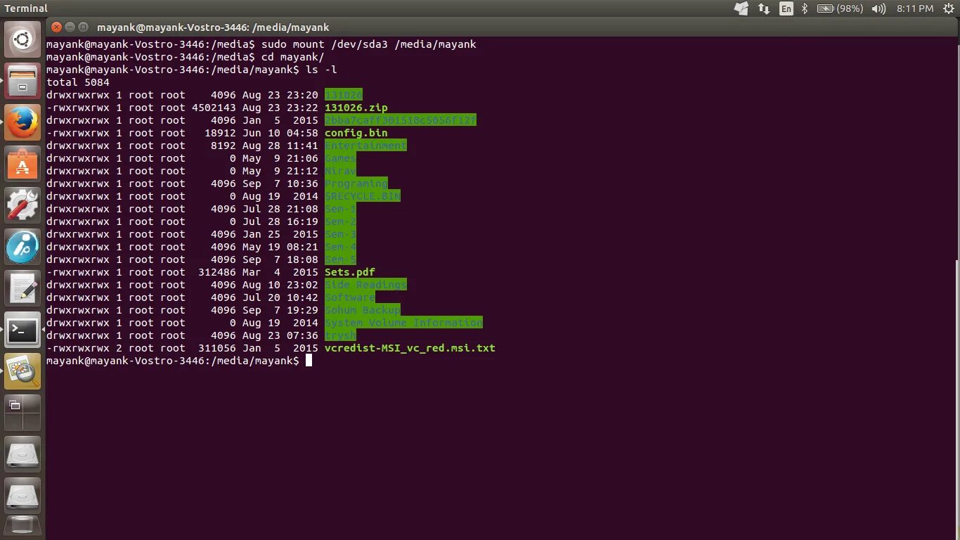 Command line utilities