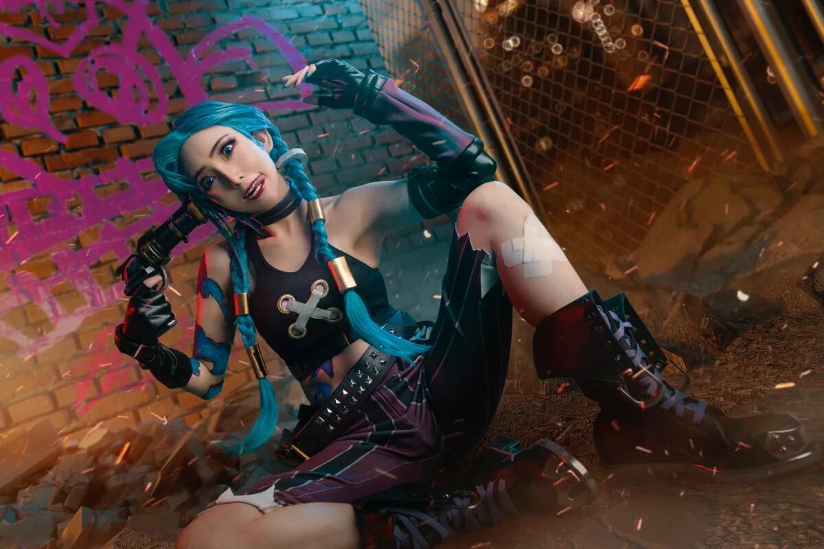 Jinx cosplay. Джинкс. Джинкс лига легенд. Паудер Джинкс. Arcane League of Legends Джинкс.