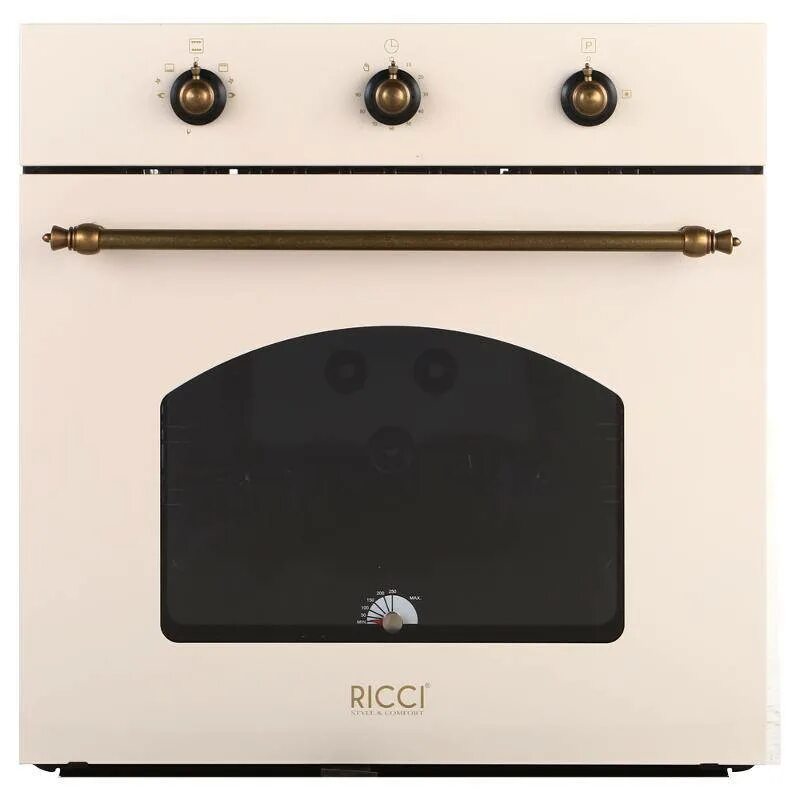 Газовый духовой шкаф Ricci RGO-620bg. Газовый духовой шкаф Ricci RGO-611bl. Ricci 620bg газовый. Духовой шкаф газовый Риччи бежевый.